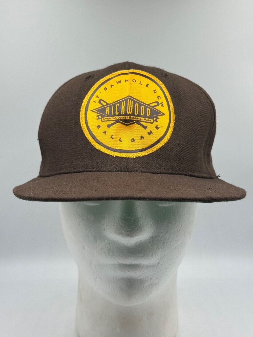 Vtg Rickwood Field New Era Pro Model Made in USA Patch SnapBack 70s 80s